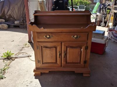 solid wood cabinet / sideboard