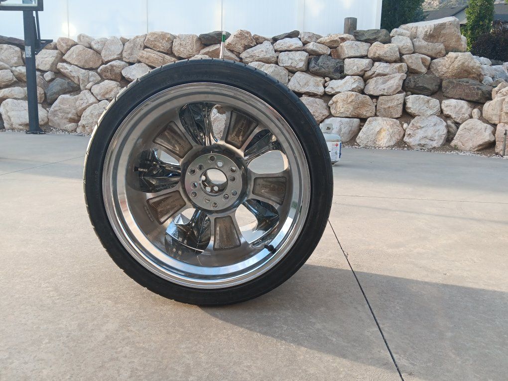 Set of 2: 20" Chrome Rims & Toyo Proxes ST III Tires