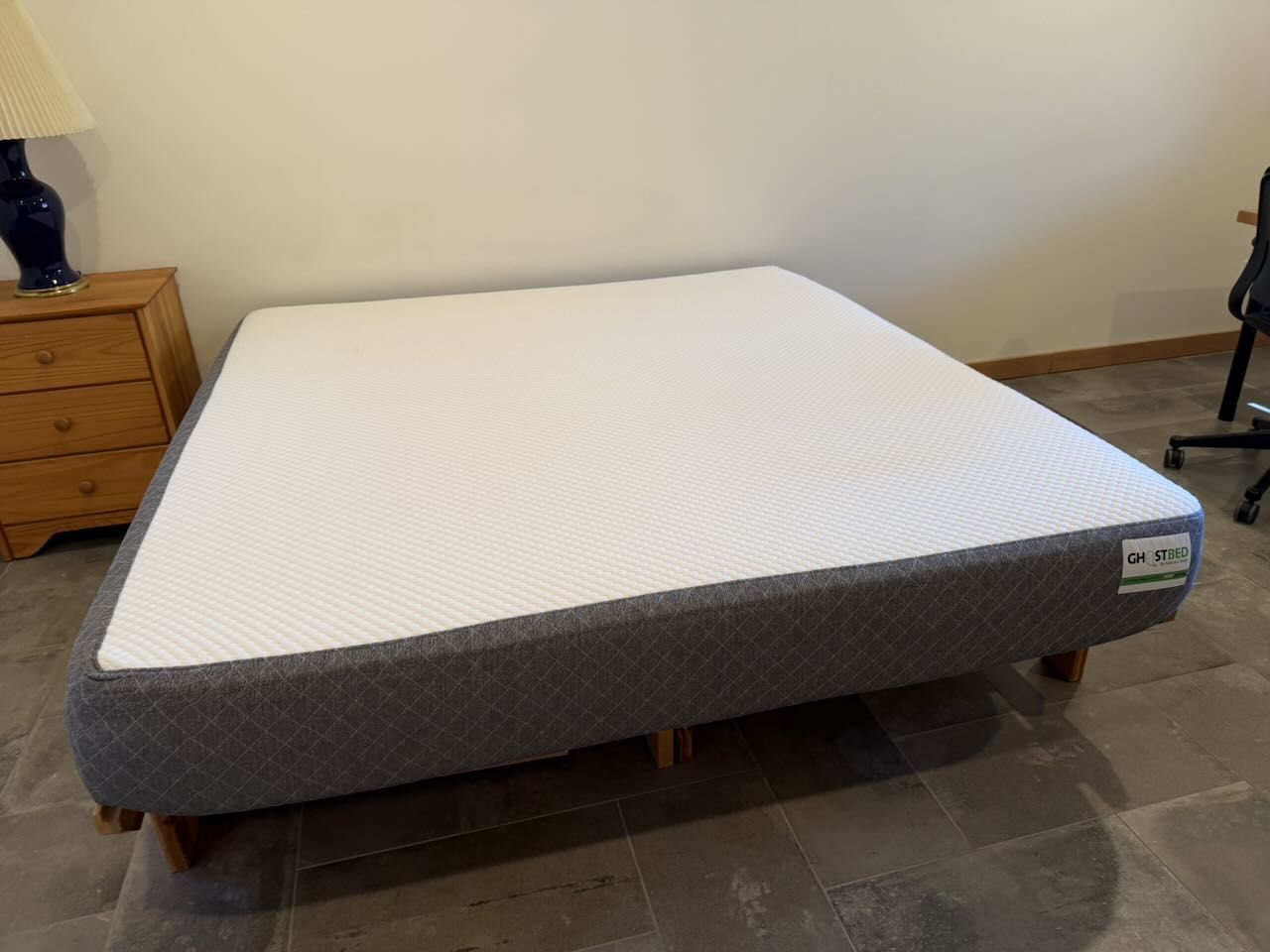 GhostBed King Size Mattress with Topper and Pad