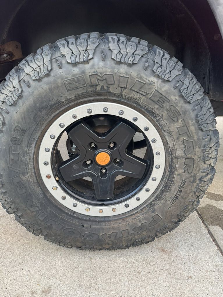 New Patagonia MT tires With AEV Beadlock Wheels