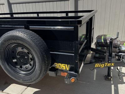 Big Tex 60”x10’ single axle trailer.