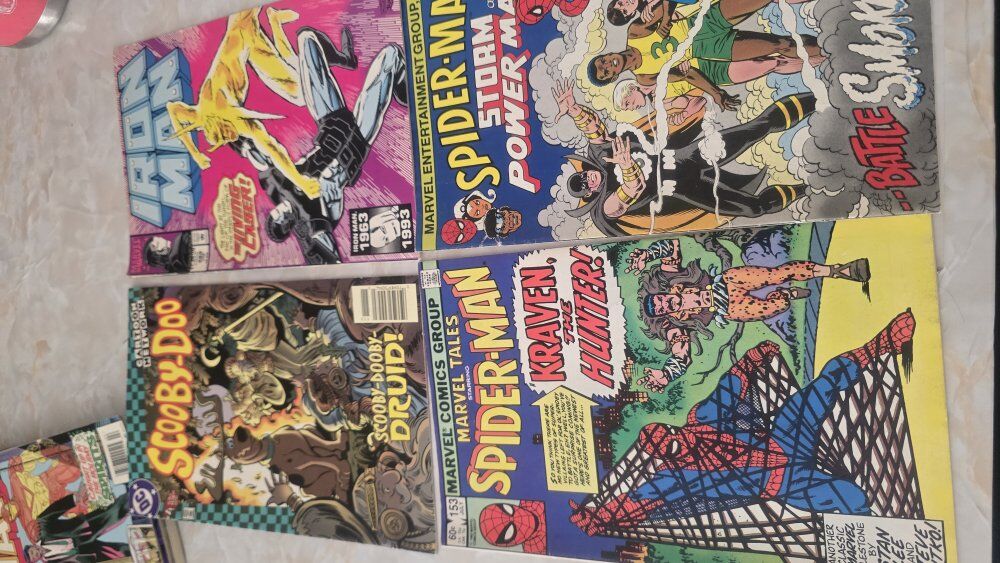 Bundle Of 8 Comics, Spider Man, Iron Man , Indiana