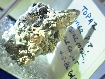 Topaz In Matrix From Pismer Pit UT - 14 Grams