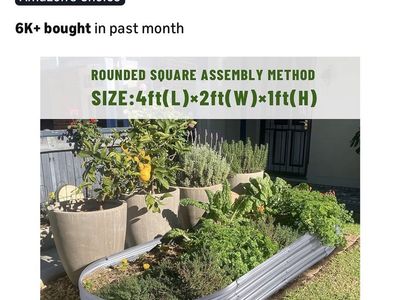 Galvanized Garden Beds