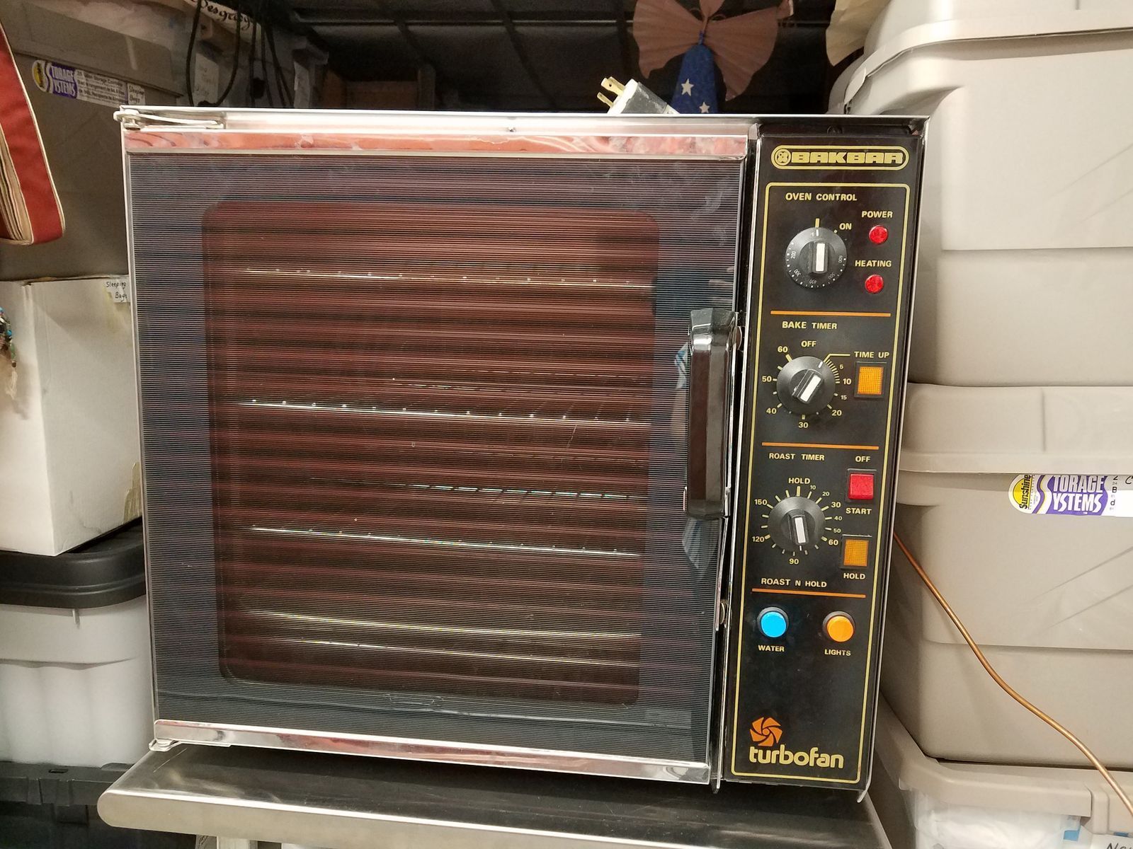 Vintage BAKBAR Turbofan Oven & Stainless Steel Stand