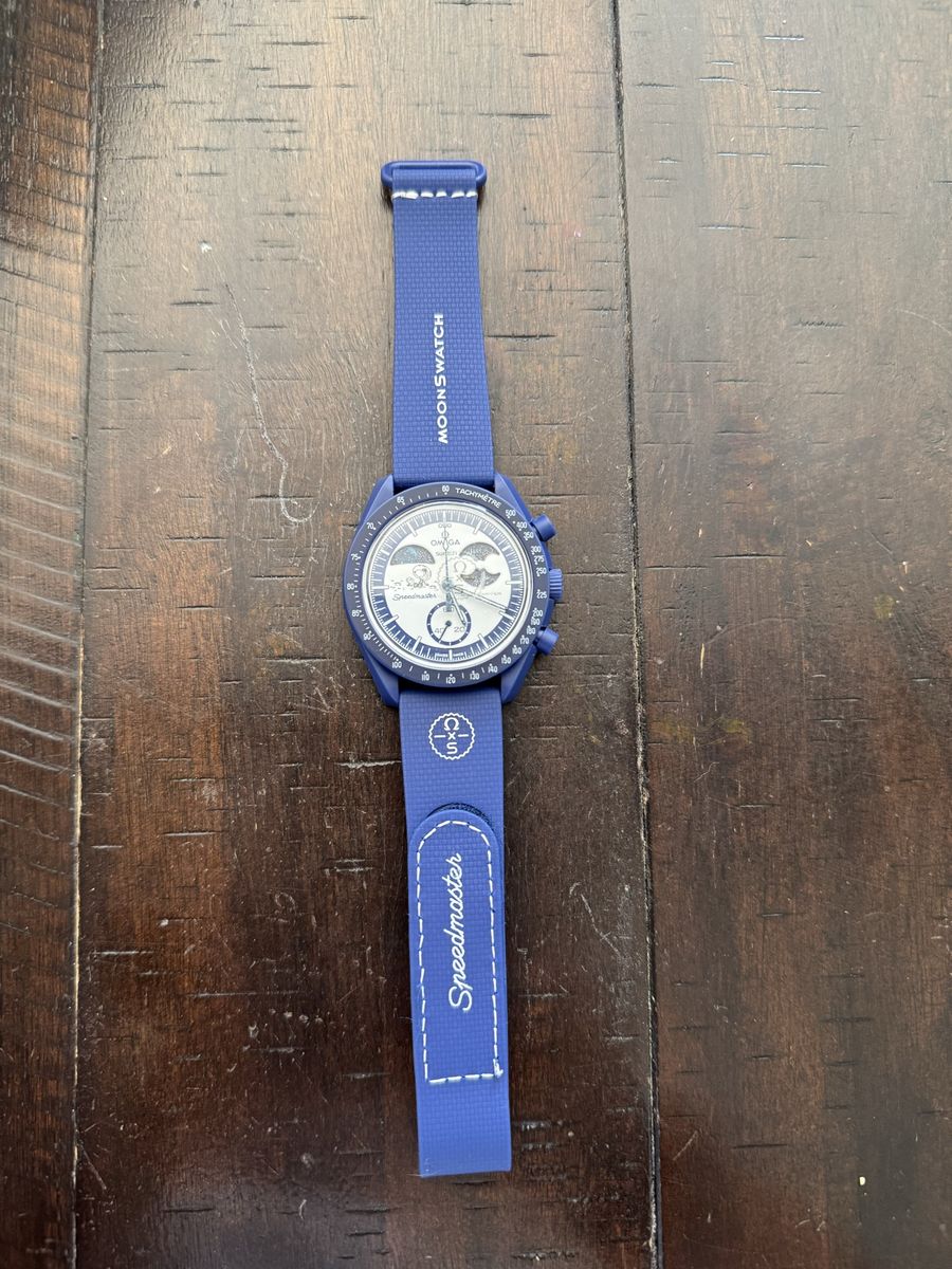 Omega Swatch Moonswatch Mission to Earthphase moonshine gold Speedmaster - New in Box with Papers