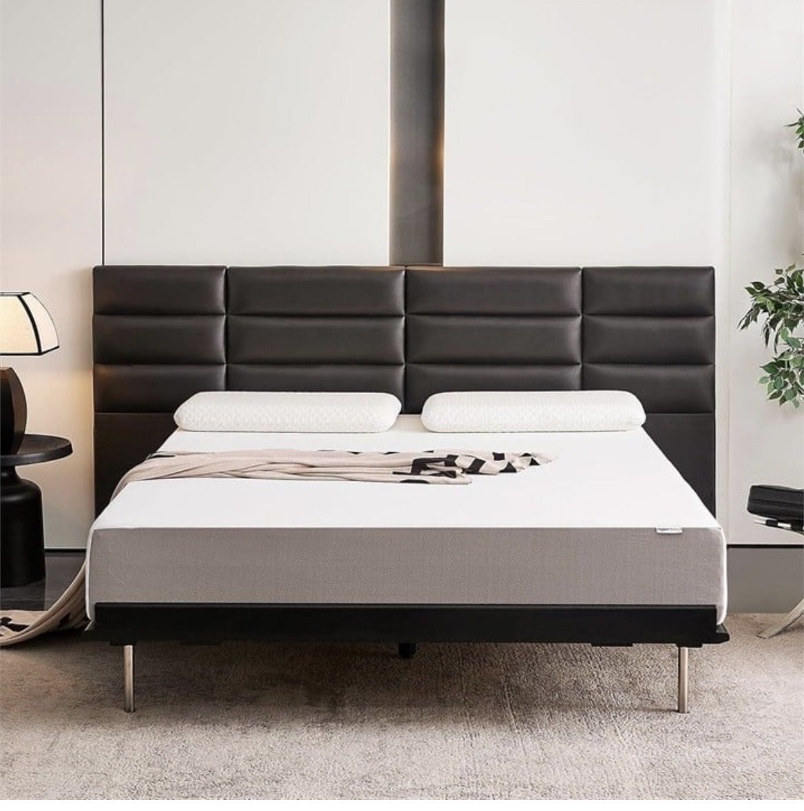 NIB AMAZON BASICS Plush Queen 10 Inch Memory Foam