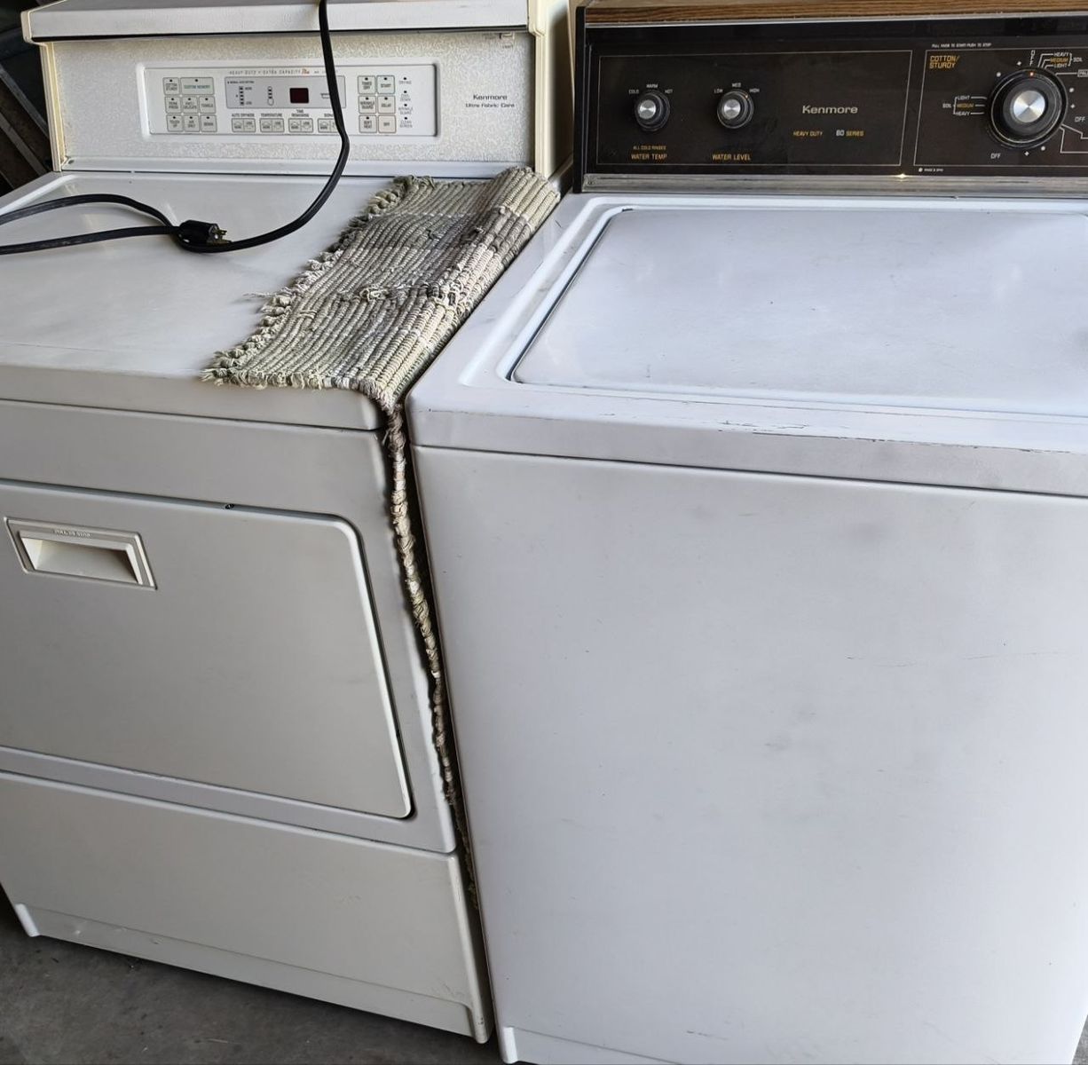Kenmore Washer and (gas heated) Dryer