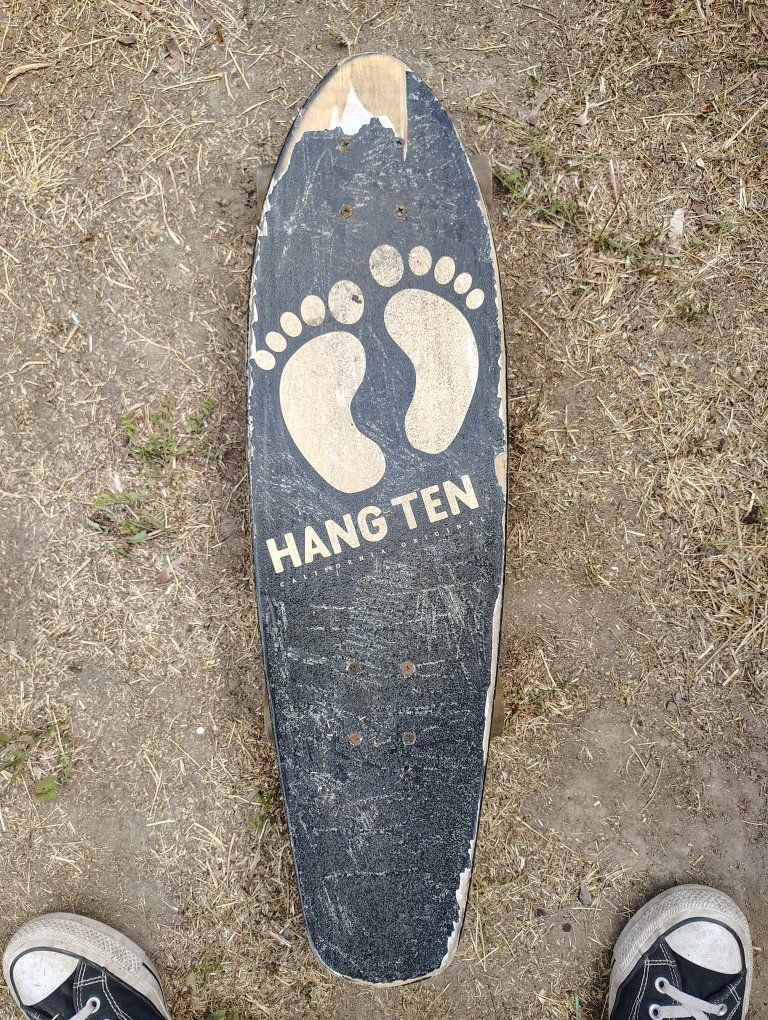 Hang Ten Original Skateboard with Bear Trucks and Vintage Wheels