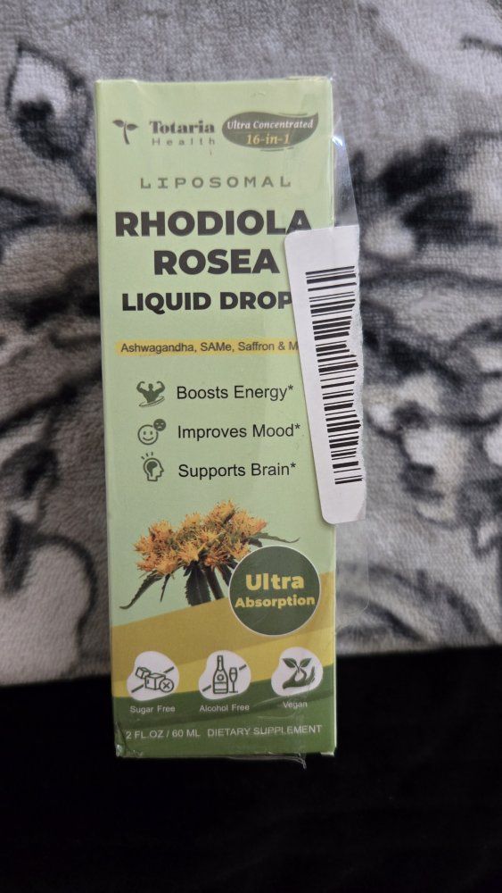 Totaria Health Liposomal Rhodiola Rosea Liquid Drops 2 Fl Oz
