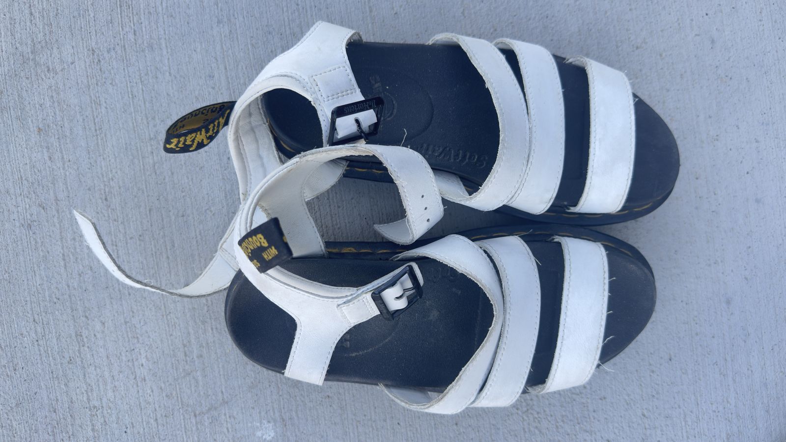 Dr. Martens White Sandals and Boots size women 8