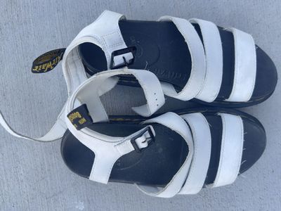 Dr. Martens White Sandals and Boots size women 8