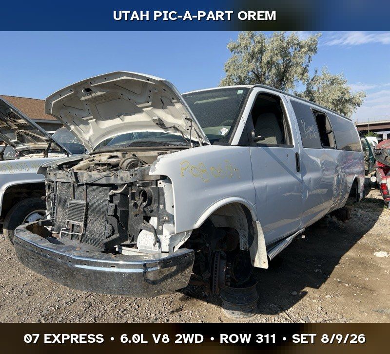 Just In! 2007 Chevrolet Express Parts - UTPAP Orem