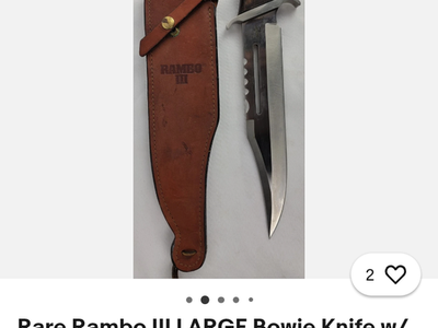 Rambo 3 16"in Hunting Kinfe