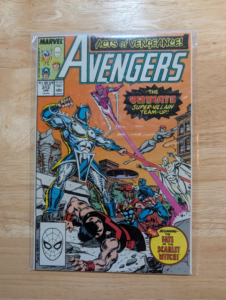 Good 1990 Avengers Acts of Vengeance West Coast