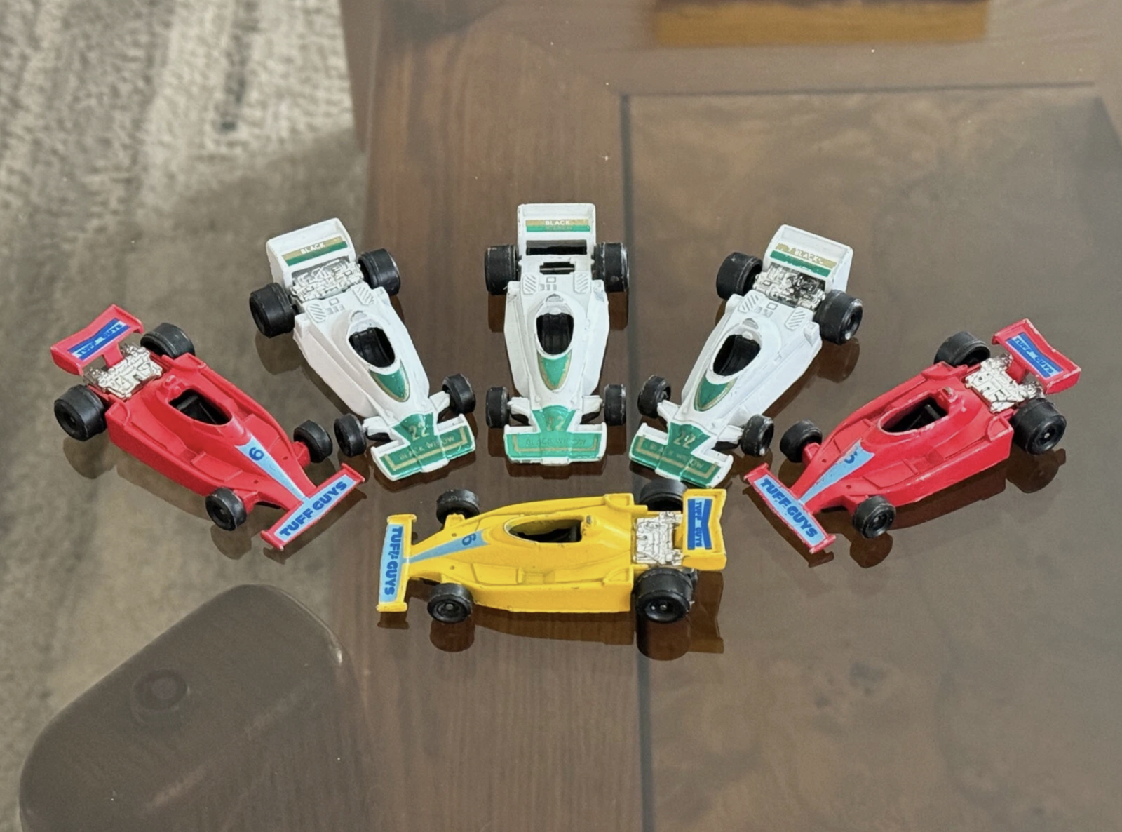 Vintage 1980s Diecast F1 Race Cars - Lot of 6 - Hong Kong