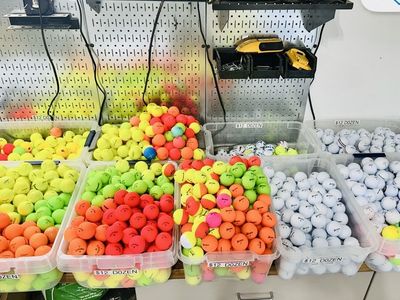 Color Srixon, Callaway, Titleist, etc., Golf Balls “like new.”