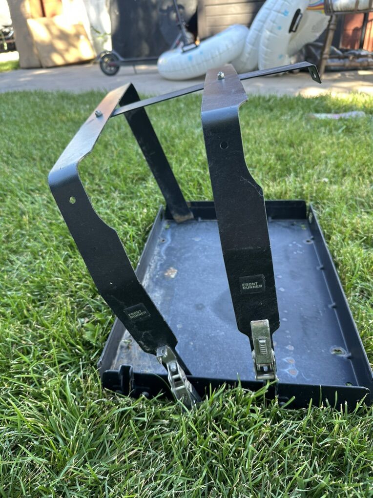 Double Jerry Can Holder Water Gas Frontrunner Rack