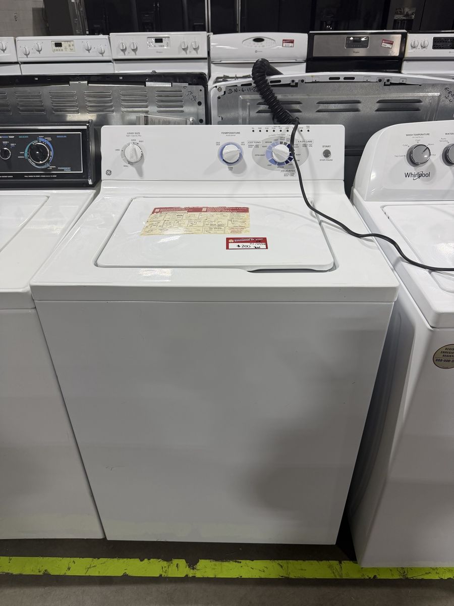 GE Top Load Washer - White, Gently Used, Excellent Condition