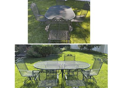 Vintage Woodard Patio Sets See Description