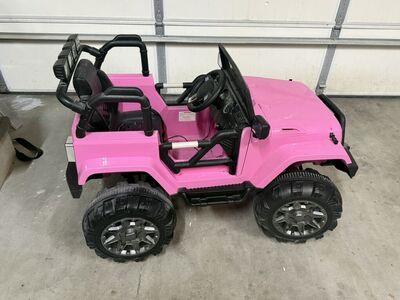 Pink Kids Jeep