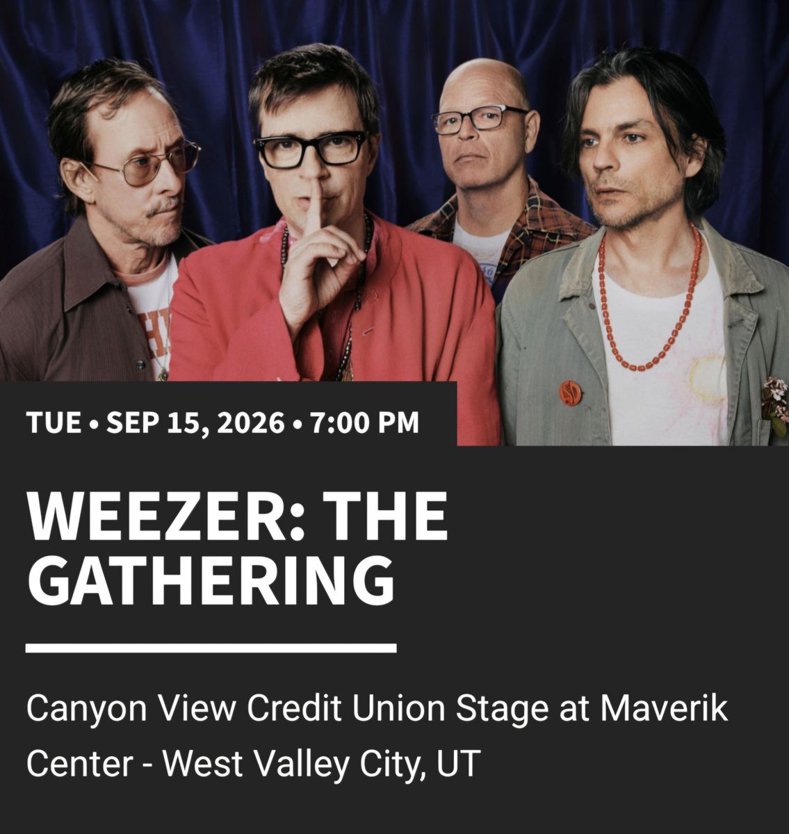 Floor Seats to Weezer: The Gathering