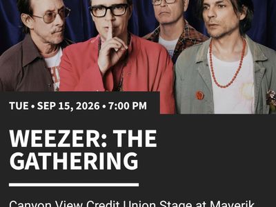 Floor Seats to Weezer: The Gathering
