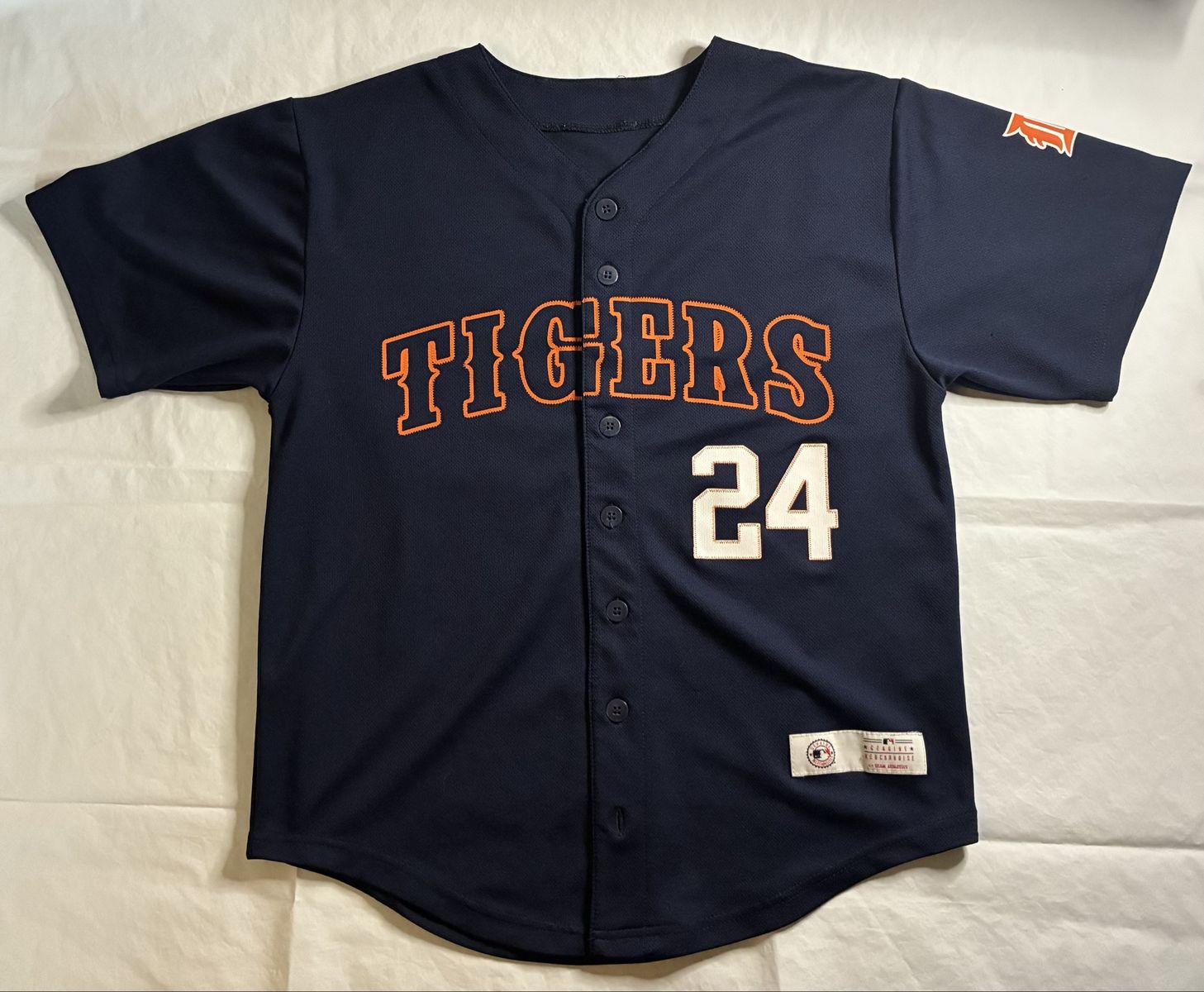 Miguel Cabrera #24 Detroit Tigers Baseball Jersey – Genuine MLB – Youth XL