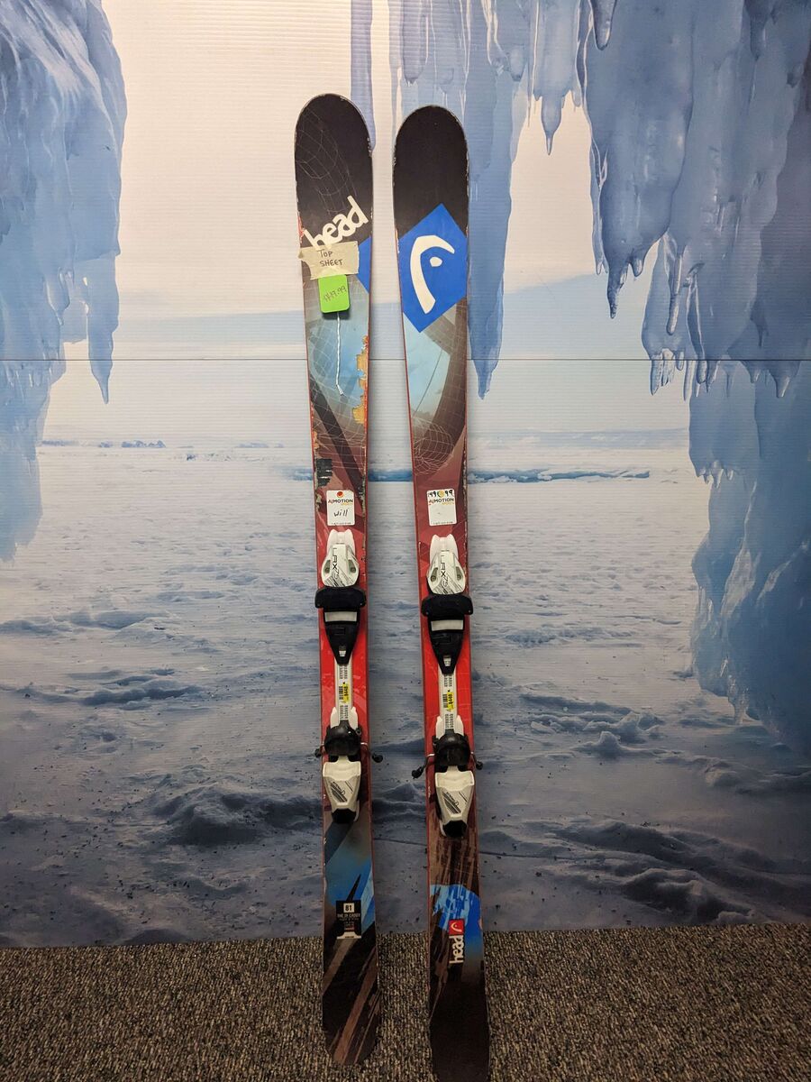 Used Head The Jr Caddy 81 Ski w/ Tyrolia LRX 7.5 Adjustable Binding 161cm