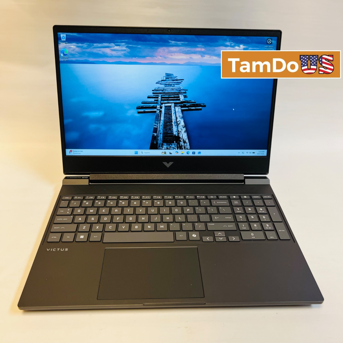 HP Victus 15 Laptop, 15.6" FHD 144Hz, Ryzen 7 7445HS, 16GB, 512GB, RTX 4050