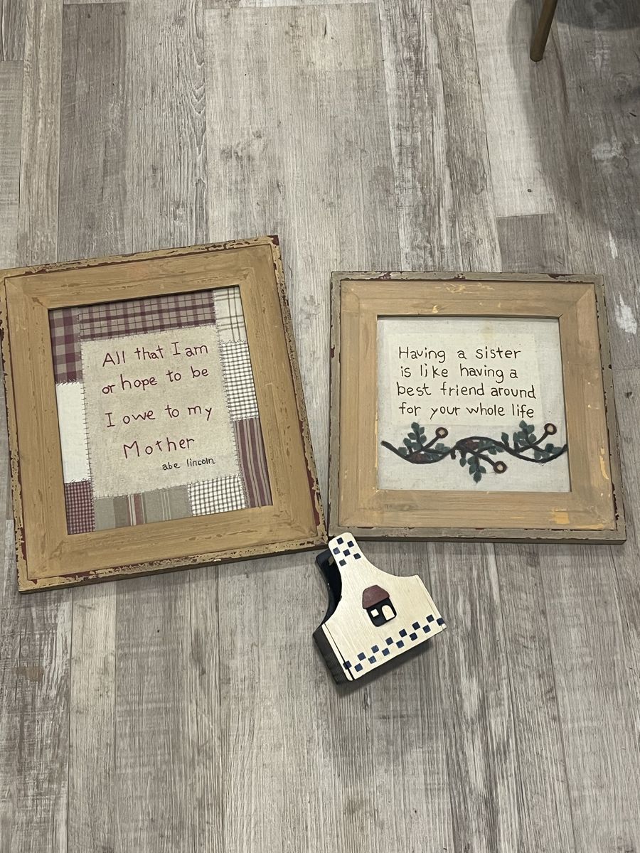 Cottage Core Primitive Home Decor Lot