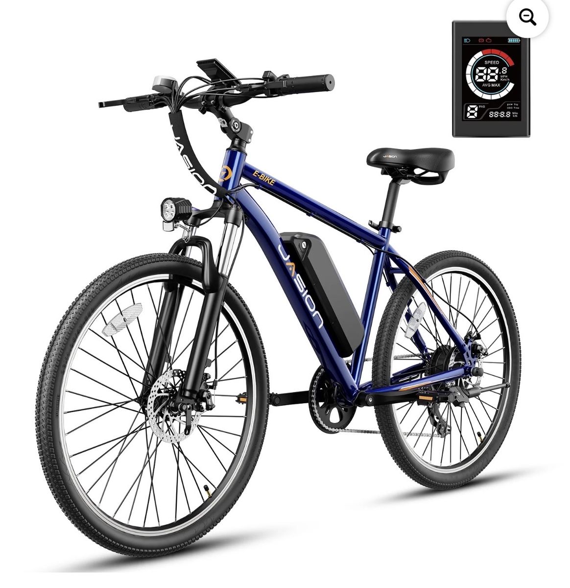 JASION EB5 blue E-Bike - Electric Bicycle with Display