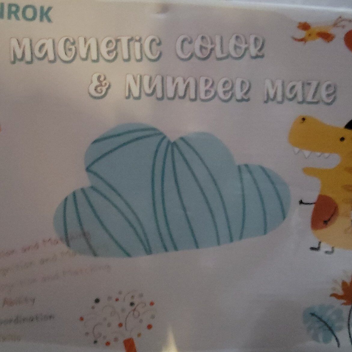 New in Box! Magnetic Color and Number Maze