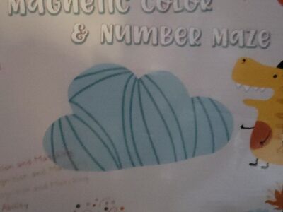 New in Box! Magnetic Color and Number Maze