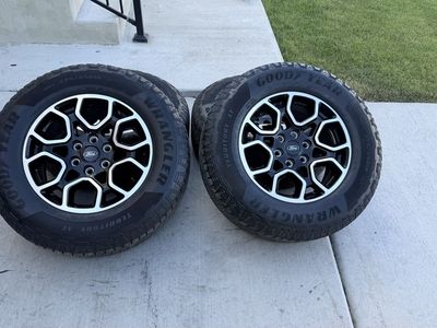 Ford F150 Rims and Tires 275/65R18 Goodyear Wrangler Territory AT