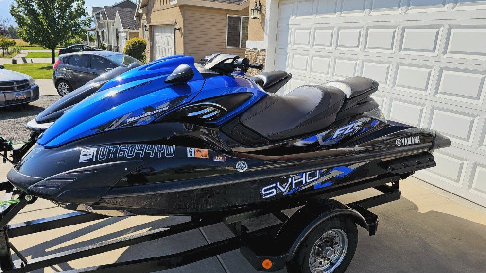 Honda AquaTrax PWC & Yamaha WaveRunner FZS HO with Trailer - Excellent Condition