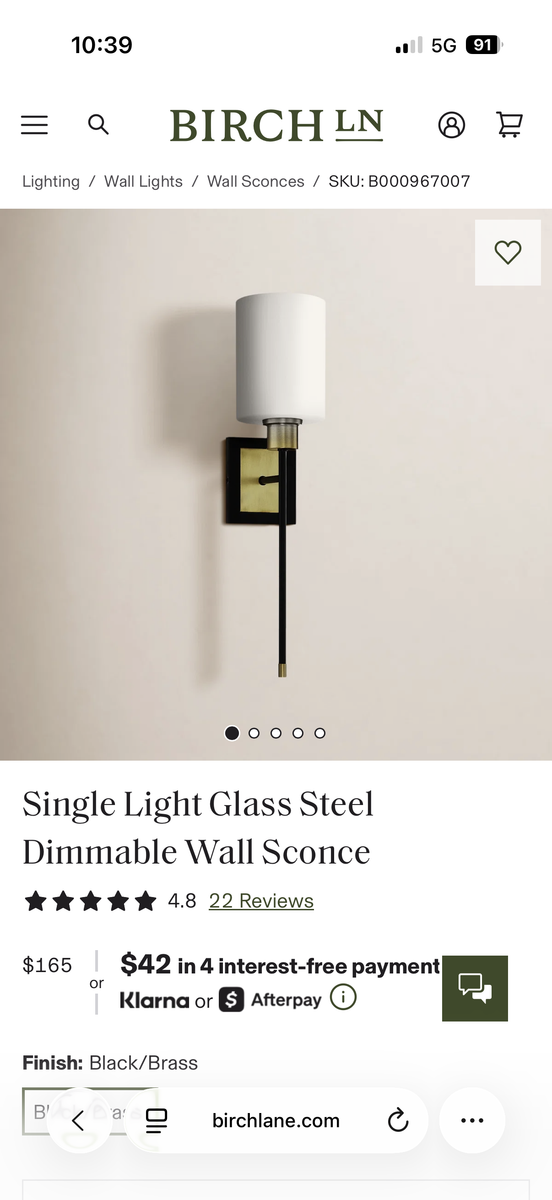 2 wall sconces