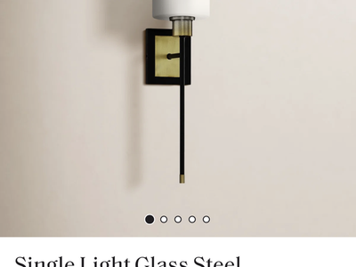 2 wall sconces