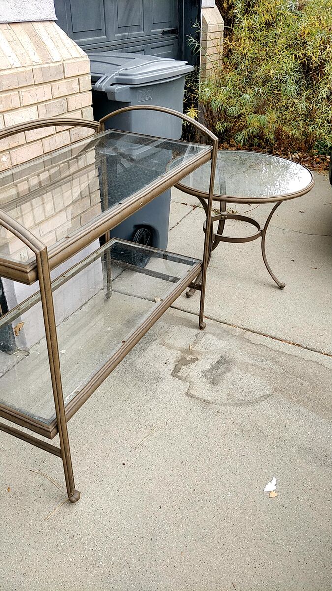 Patio Buffet and Table