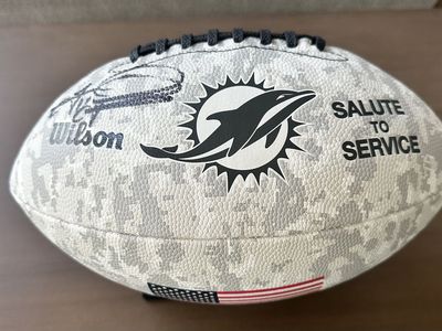 Tua Tagovailoa Signed Miami Dolphins Salute To Service Football Fanatics COA