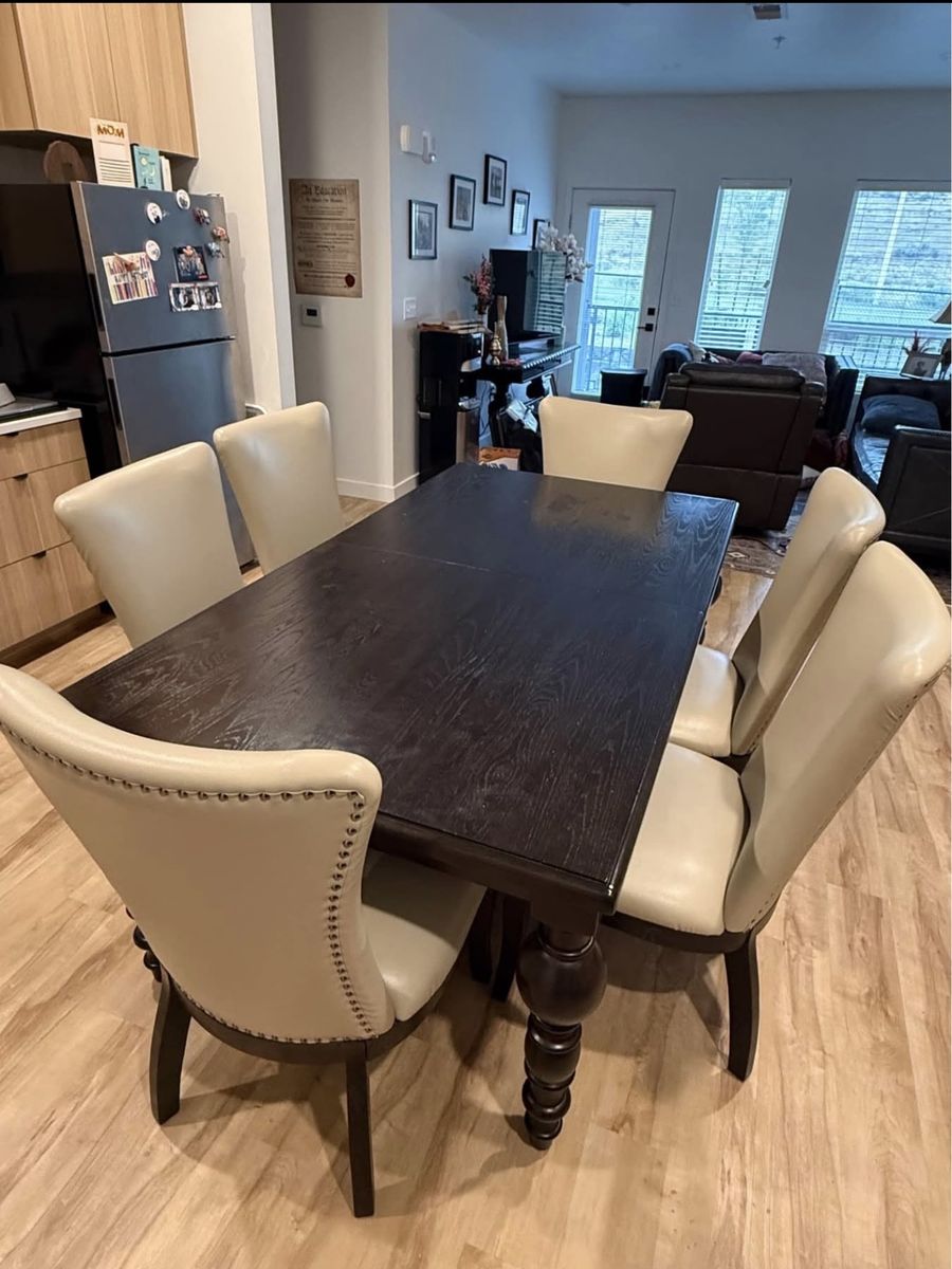 Incredible solid wood dining set