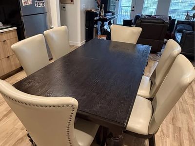 Incredible solid wood dining set