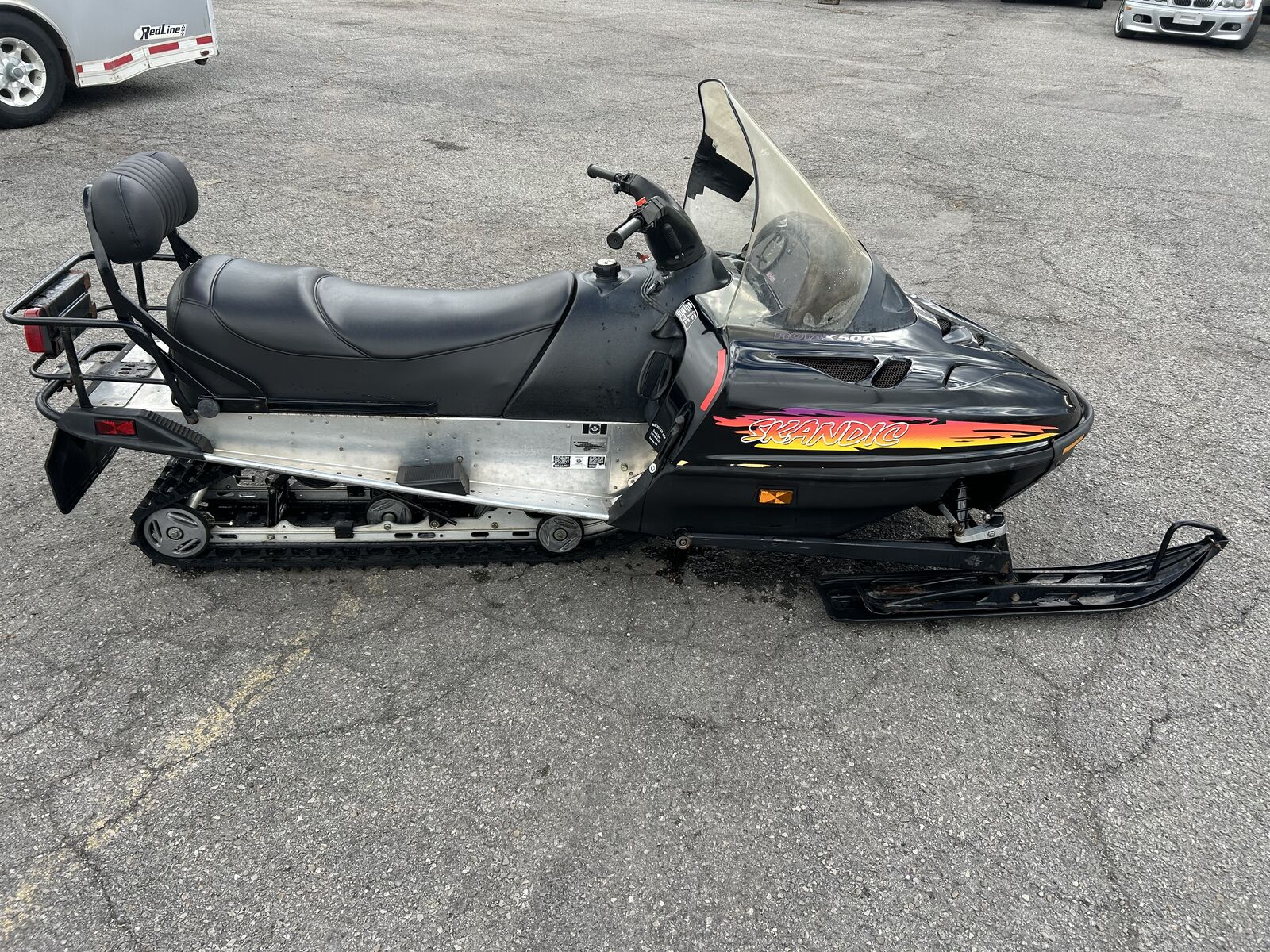 1996 Ski Doo Skandic 500f Ice Fishing Cabin Work Horse