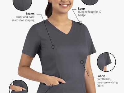 NWT Matrix By Maevn Women's Scrub Set