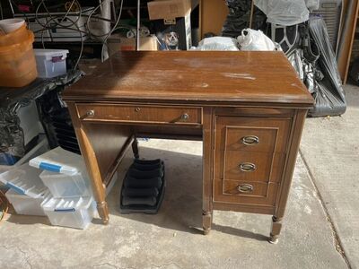 Small Vintage Wood Desk