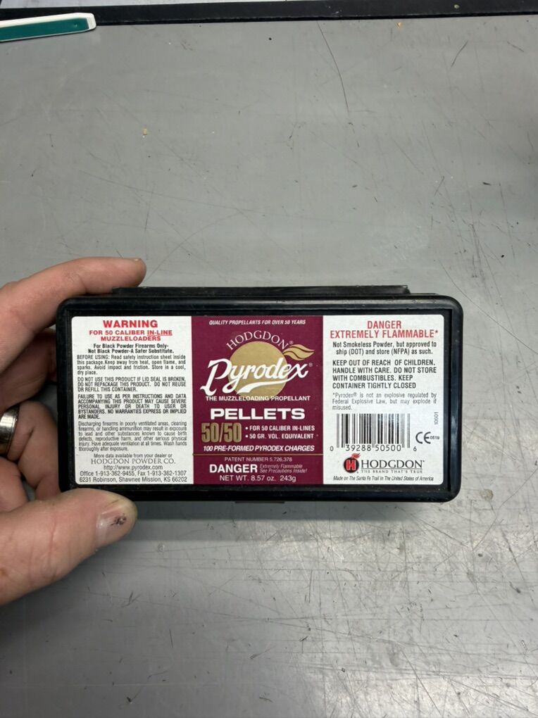 Hodgdon Pyrodex 50/50 Muzzleloading Propellant