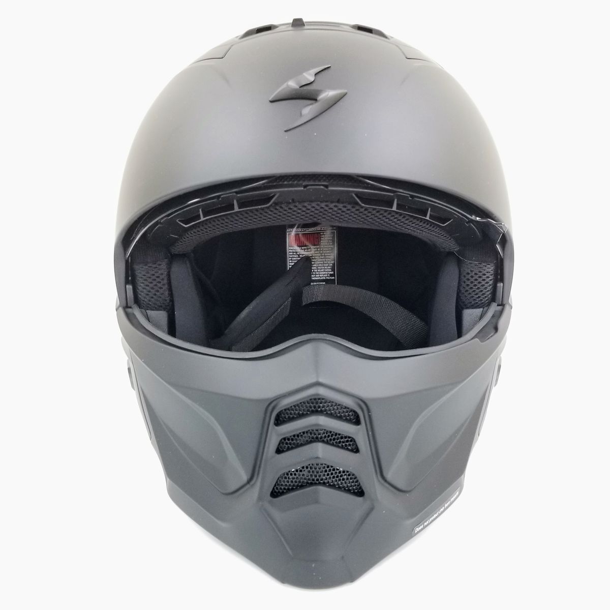 ScorpionEXO Covert 2 Open Face 3/4 Mode Motorcycle Helmet (Matte Black, XXX-Large) (75-22963X-L-R4-S4)