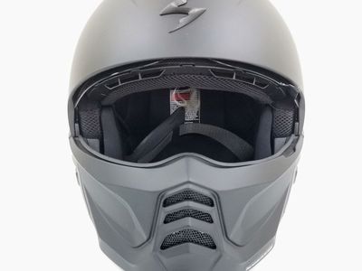 ScorpionEXO Covert 2 Open Face 3/4 Mode Motorcycle Helmet (Matte Black, XXX-Large) (75-22963X-L-R4-S4)