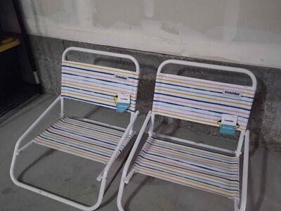 low beach chairs