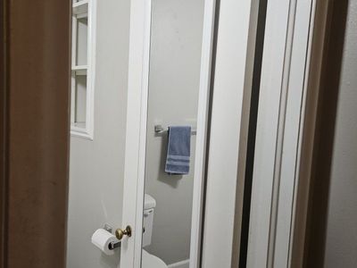 White Over-the-Door Mirror